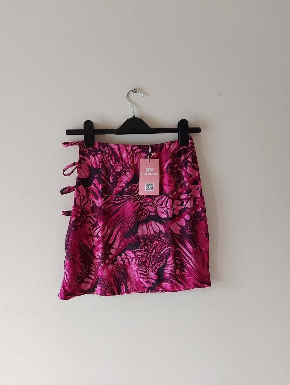 Missy Empire Pink Cut Out Side Skirt Size 10 (Cant Ship Until May 16th)